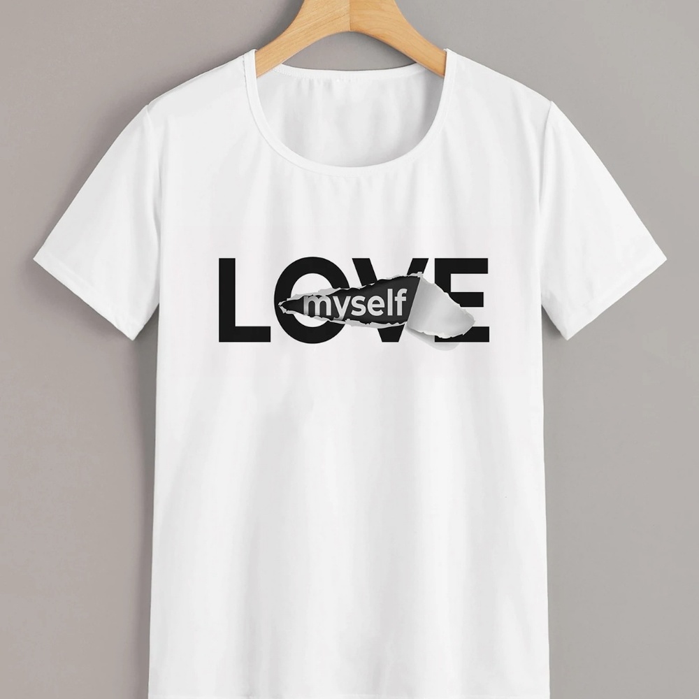 🔥SALE🔥Letter print tshirt